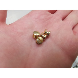 Винт латунный шляпка 8 мм сфера