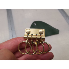 Винт латунный шляпка 8 мм сфера