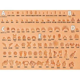 Штамп для тиснения по коже A106 Япония⠀