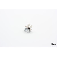 Магнитная кнопка | Никель | 14 | мм