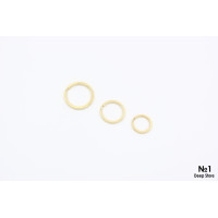 Кольцо для ключей | № 1 | Латунь | 20 | 25 | 30 | 35 | 38 | мм Кольцо для ключей | № 1 | Латунь | 20 | 25 | 30 | 35 | 38 | мм