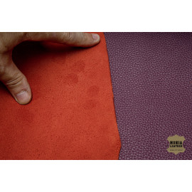 №136  Otto­cento Daino Red Poppy 1,7-1,8мм Лот из 2 ли 20*30 см 2 сорт