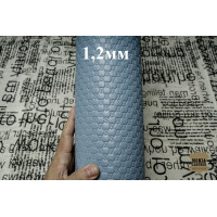 №468 Хром с тиснением Ceramica blu 1,2мм 20*30 см №468 Хром с тиснением Ceramica blu 1,2мм 20*30 см