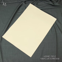 Кожа в листах А3 (40*30 см). Бежевая. Пылевидная 1,2 - 1,4 мм