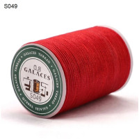 Нить Galaces вощеная плоская, 0.8мм, 90м, S049 (ярко-красный цвет)