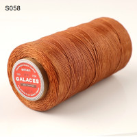 Нить Galaces вощеная плоская, 1.0мм, 200м, S058 (коричнево-рыжий цвет)