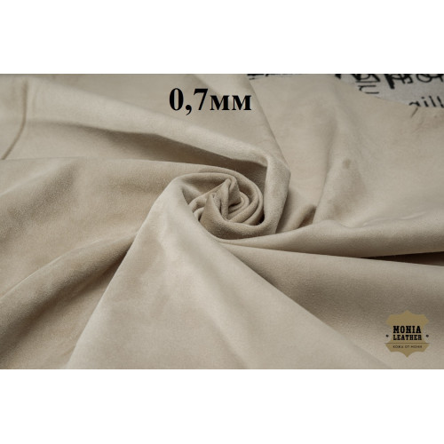 №222 Замша Bonaudo Cachemire Beige 0,7мм