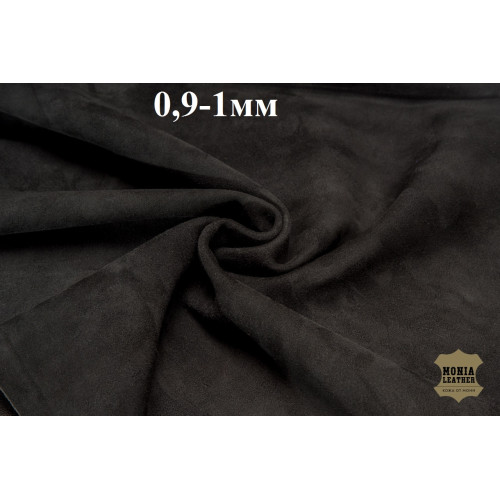 №506 Замша LBC Ingropelli Velukid Nero (черный) 0,9-1мм