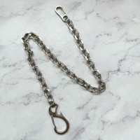 Цепь кошельковая 12мм, карабин-карабин, 48см, якорная, тип 6, нержавейка Цепь кошельковая 12мм, карабин-карабин, 48см, якорная, тип 6, нержавейка