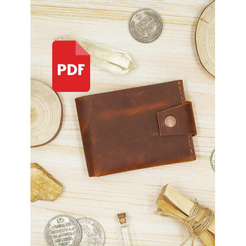 PDF выкройка. Бифолд на 4 карты