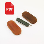 PDF выкройка. Футляр для ножа Victorinox mini