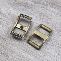 Пряжка декоративная с шипом 17 мм латунь Пряжка декоративная с шипом 17 мм латунь