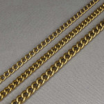 Цепь латунь гладкая