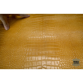 №820 Коза Massimo Croco Perlato Giallo 0,7-0,8мм