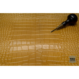 №820 Коза Massimo Croco Perlato Giallo 0,7-0,8мм