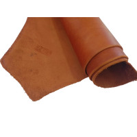 Чепрак комбинированного дубления 3.6-4.0мм. рыжий без финиша