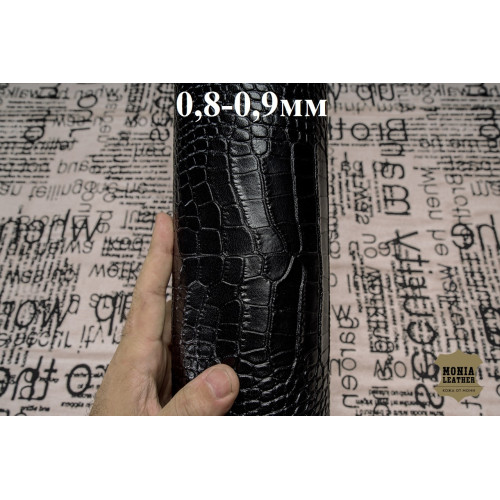 №862 Коза Massimo Croco Perlato Nero 0,8-0,9мм