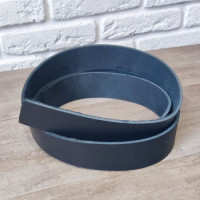 Заготовка для ремня комб. дубл. 39 мм толщ. 3,8 мм Темно-синий Заготовка для ремня комб. дубл. 39 мм толщ. 3,8 мм Темно-синий