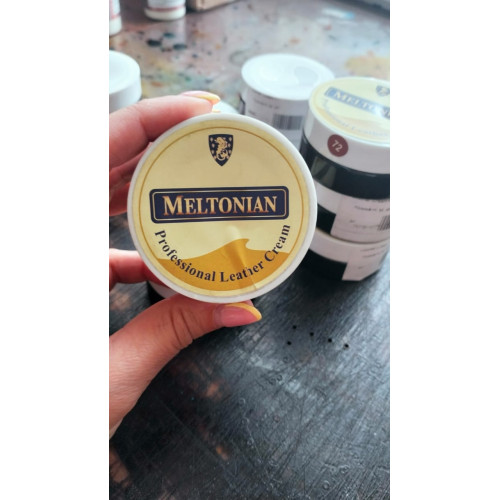 Meltonian shoe crem P1 Финишный крем, коньяк