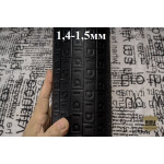 №967 Хром с тиснением Masoni Venice Medio Nero 1,4-1,5мм