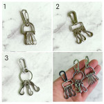 Брелки-подвесы для ключей из нержавейки