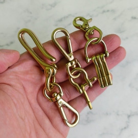 Брелки-подвесы для ключей из латуни