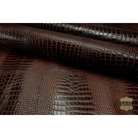 №283/3 Растишка Puccini Attilio tamponato croco Cognac 1,3мм - 123 дм