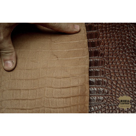 №283/3 Растишка Puccini Attilio tamponato croco Cognac 1,3мм - 123 дм