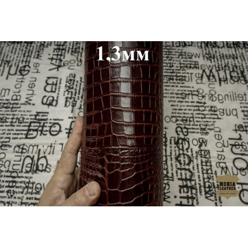 №283/4 Растишка Puccini Attilio tamponato croco Cognac 1,3мм - 125 дм