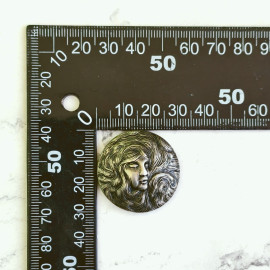 Кончо "Сон", 30,5мм, мельхиор