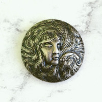 Кончо "Сон", 30,5мм, мельхиор