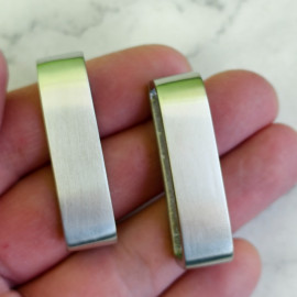 Тренчик (шлевка), 39мм, мельхиор