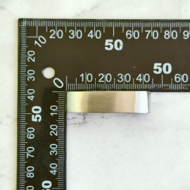 Тренчик (шлевка), 39мм, мельхиор