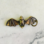 Брелок-подвеска "Летучая мышь", латунь
