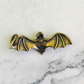 Брелок-подвеска "Летучая мышь", латунь