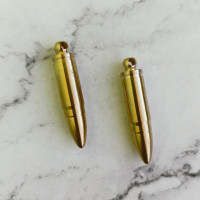 Брелок-подвеска "Пуля", латунь