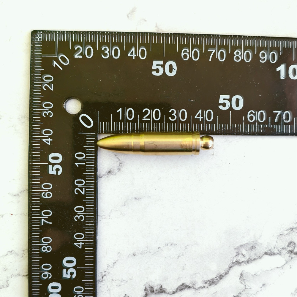 Брелок-подвеска "Пуля", латунь