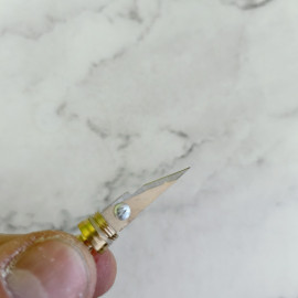 Брелок-подвеска "Пуля", латунь