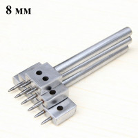 Пробойники строчные с зубьями круглого сечения шаг 8 мм Пробойники строчные с зубьями круглого сечения шаг 8 мм