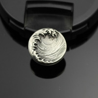 Кончо для кожаных изделий 18 мм Волна латунь Кончо для кожаных изделий 18 мм Волна латунь