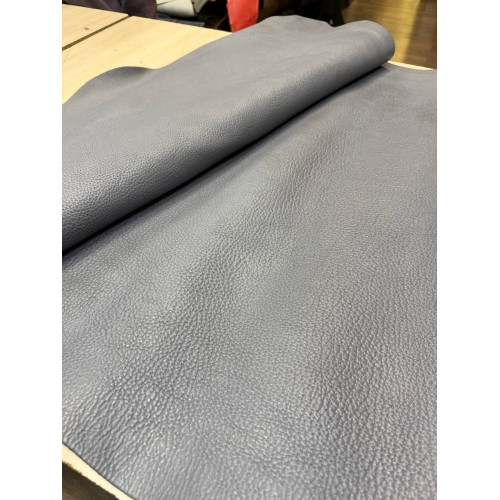 Юфть шорно-седельная Граната, цвет серый, разбитая