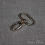 Карабин "Овал". 32 мм.  Никель