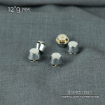 Ножки для сумок. 12*8. Трапеция. Никель