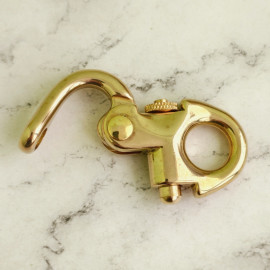 Карабин декоративный, 12х48мм, латунь