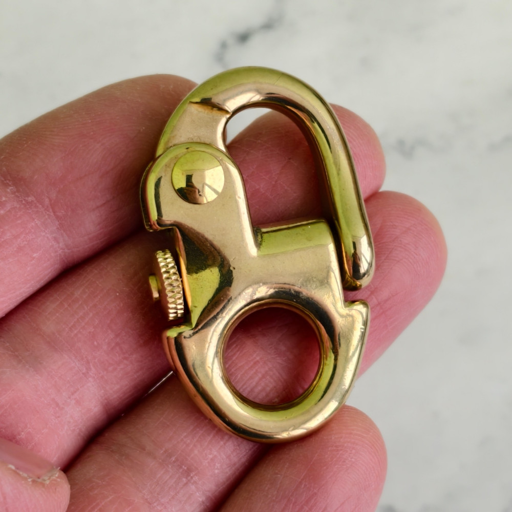 Карабин декоративный, 12х48мм, латунь