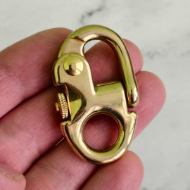 Карабин декоративный, 12х48мм, латунь