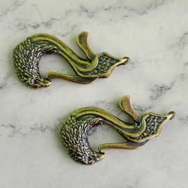 Карабин декоративный "Орёл", 61,5мм, латунь