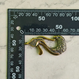 Карабин декоративный "Орёл", 61,5мм, латунь