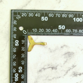 Подвеска декоративная "Китовый хвост", 25х29мм, латунь