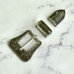 Набор 3 в 1: пряжка + тренчик + наконечник, 20мм, тип 24